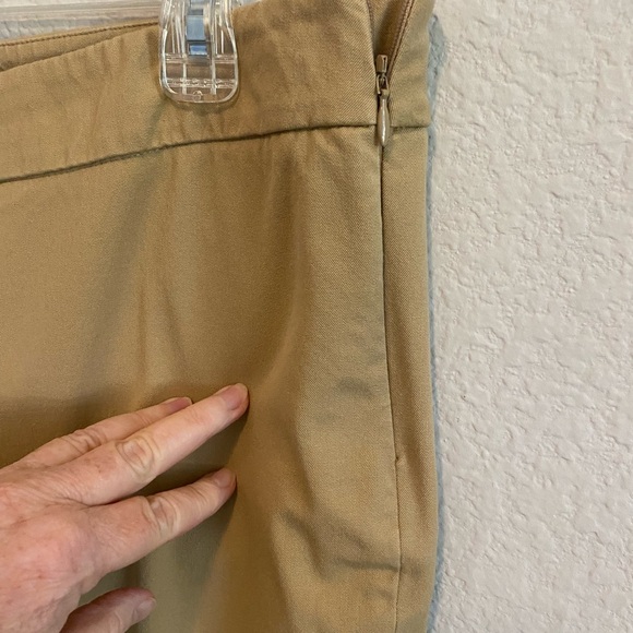 Talbots Chatham Ankle Pant Khaki Tan size 10P - Picture 4 of 10